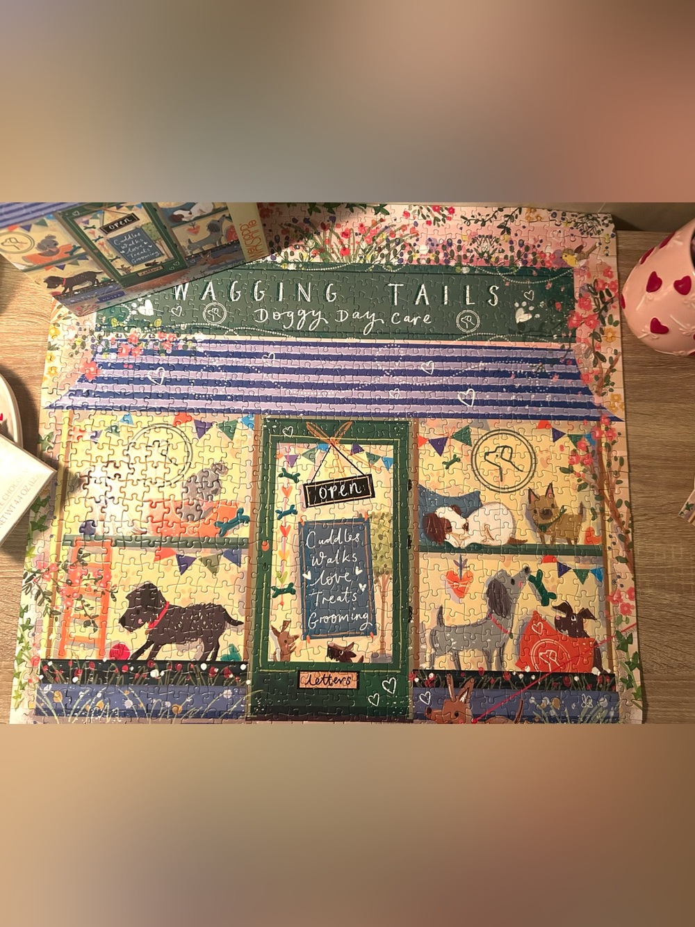 Werkshoppe Wagging Tails 1000 Piece Puzzle - Picture 4 of 4